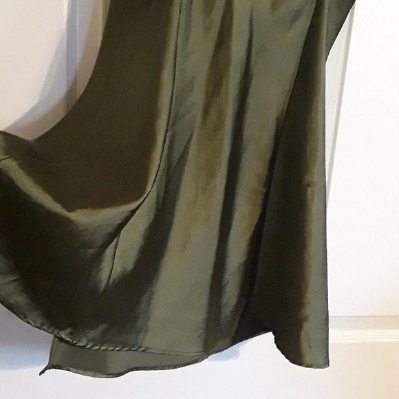Victoria's Secret vintage Olive slip mesh lace satin lingerie dress - Picture 4 of 11